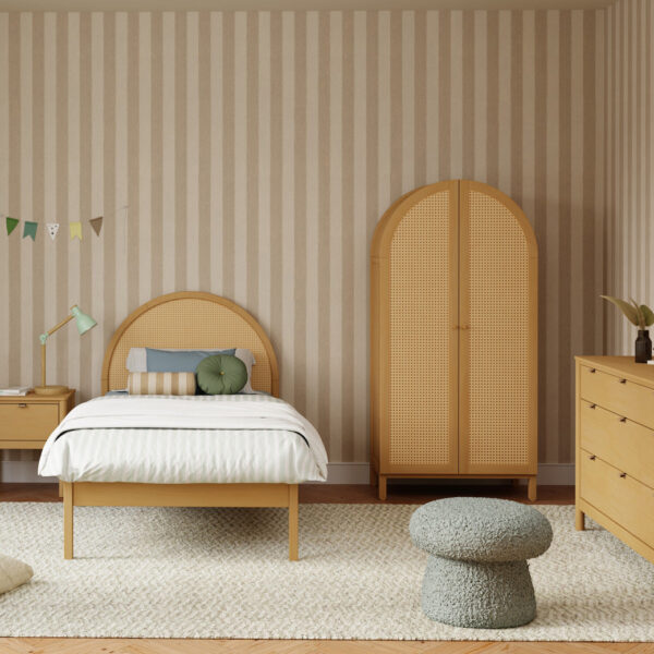 Bondi Cane Assembled Armoire - Image 10