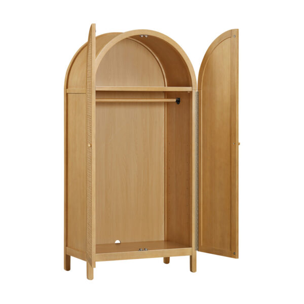 Bondi Cane Assembled Armoire - Image 5