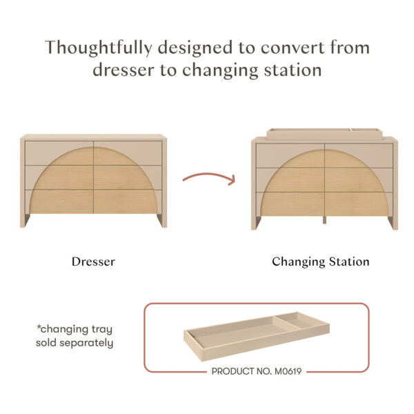 Moab 6-Drawer Assembled Dresser - Image 7