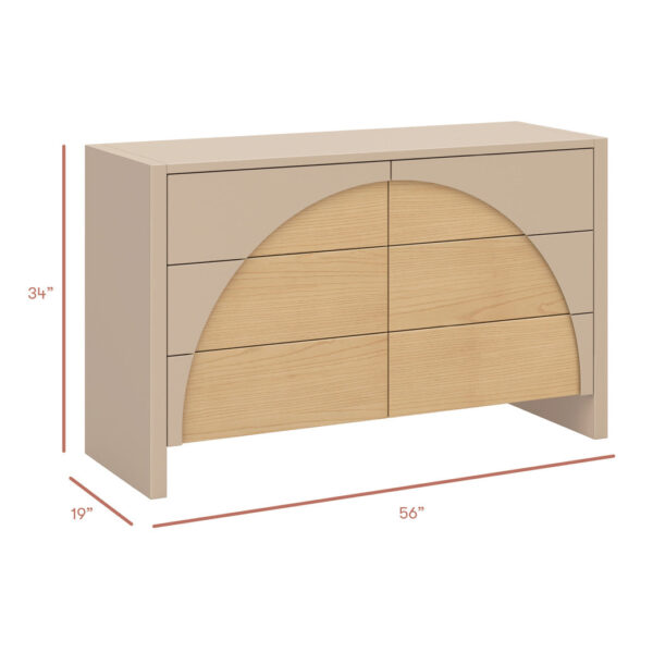 Moab 6-Drawer Assembled Dresser - Image 8
