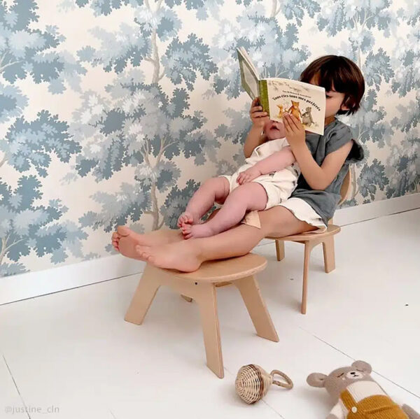 Vediz Wooden Toddler Stool – Step-Up Learning Tower for Kids - Image 5
