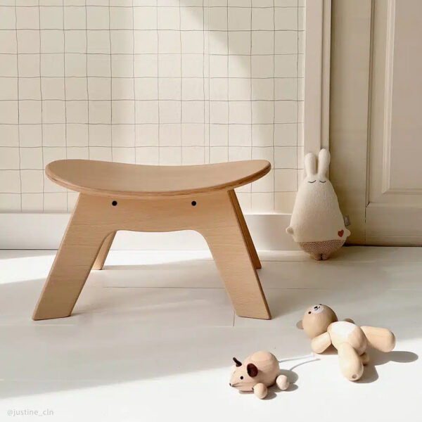Vediz Wooden Toddler Stool – Step-Up Learning Tower for Kids - Image 6