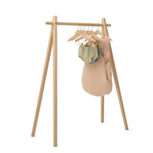 Vediz Kids Clothes Rack – Wooden Garment Organizer for Toddlers