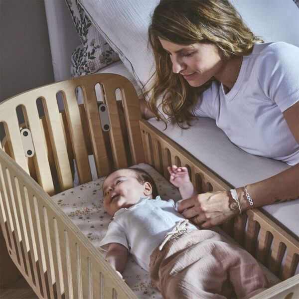 Vediz Bedside Crib for Newborns – Adjustable Co-Sleeper Bassinet - Image 12