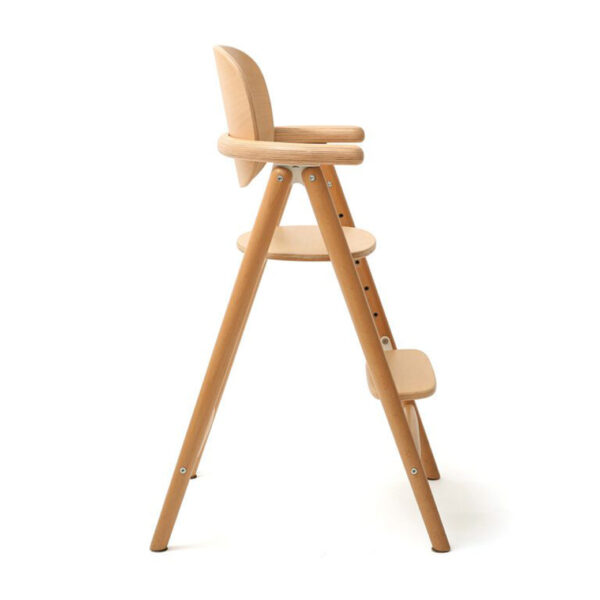 Vediz Adjustable Wooden High Chair – Baby to Toddler Feeding Seat - Image 3